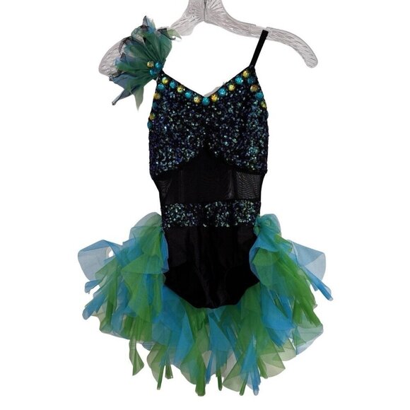 CURTAIN CALL Showtime Star 2-Piece Dance Costume‎ Leotard Tutu Size CME Ballet - Picture 1 of 16